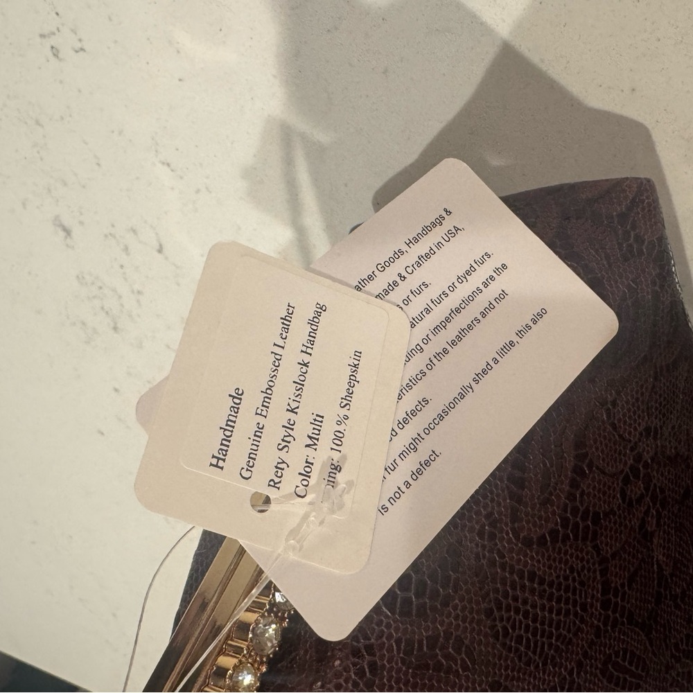 Laurie’s Collection Leather Women's Clutch Set in Brown - Picture 4 of 9